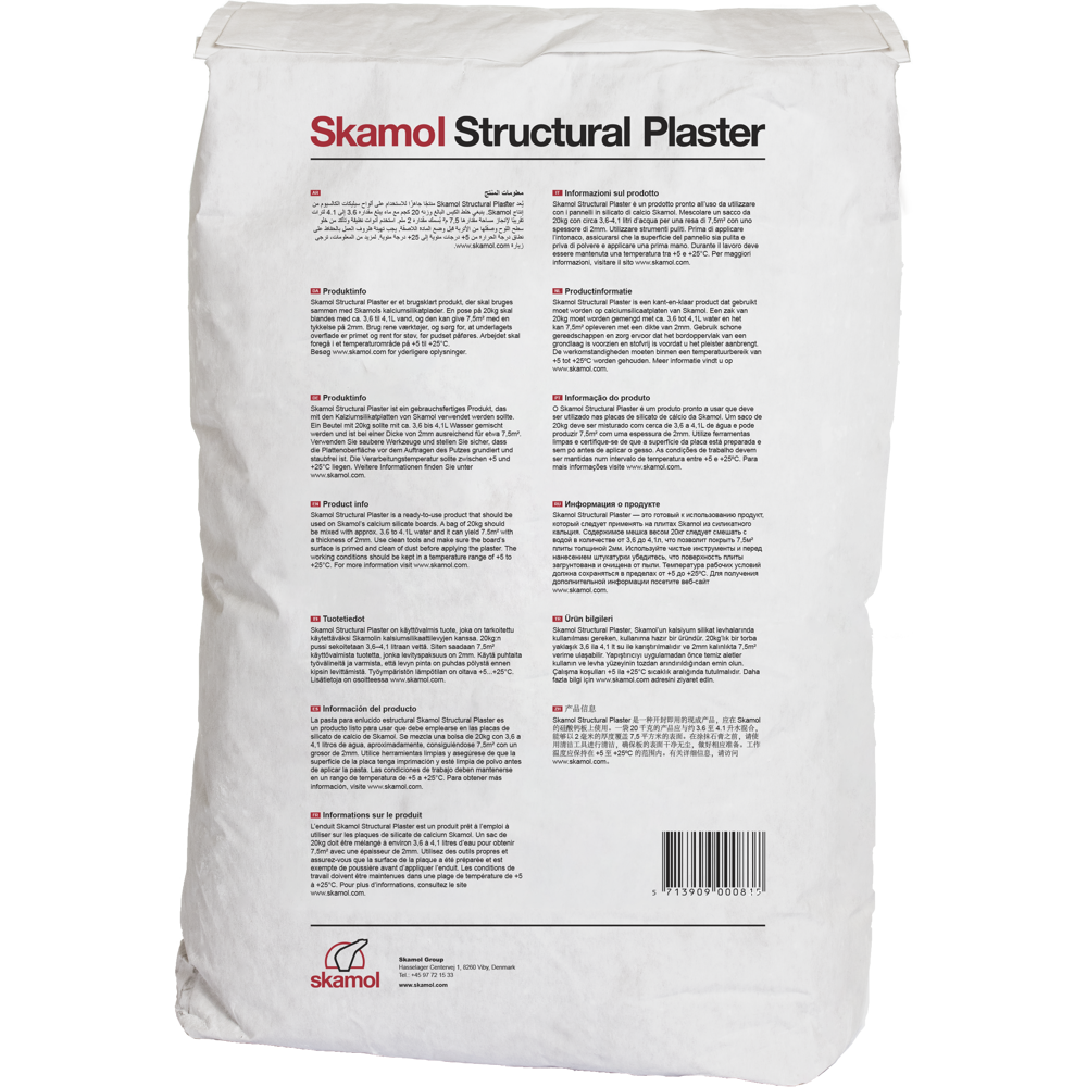 Skamol Structural Plaster